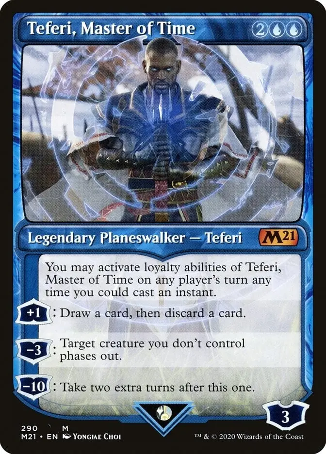 Teferi, Master Of Time (Showcase) (290) (290) (M21) 1