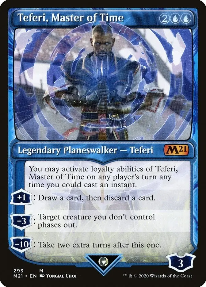 Teferi, Master Of Time (Showcase) (293) (293) (M21) 1