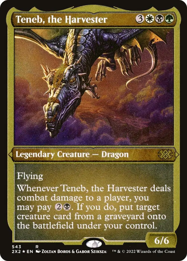 Teneb, The Harvester (Foil Etched) (543) (2X2) 1