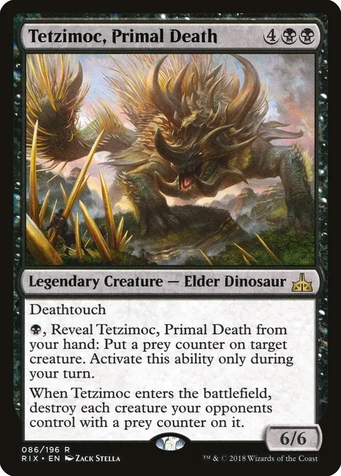 Tetzimoc, Primal Death (86) (Rix) 1