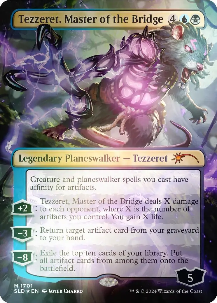 Tezzeret, Master Of The Bridge (Rainbow Foil) (1701) (Sld) 1