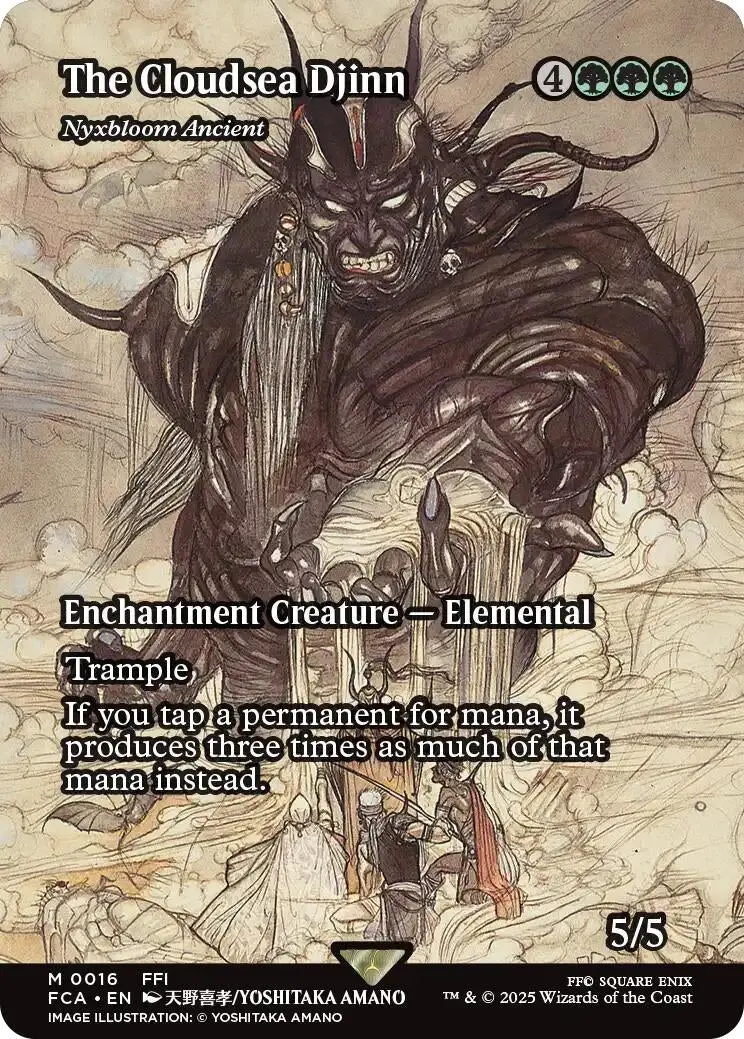 The Cloudsea Djinn - Nyxbloom Ancient (Showcase) (16) (Fca) 1
