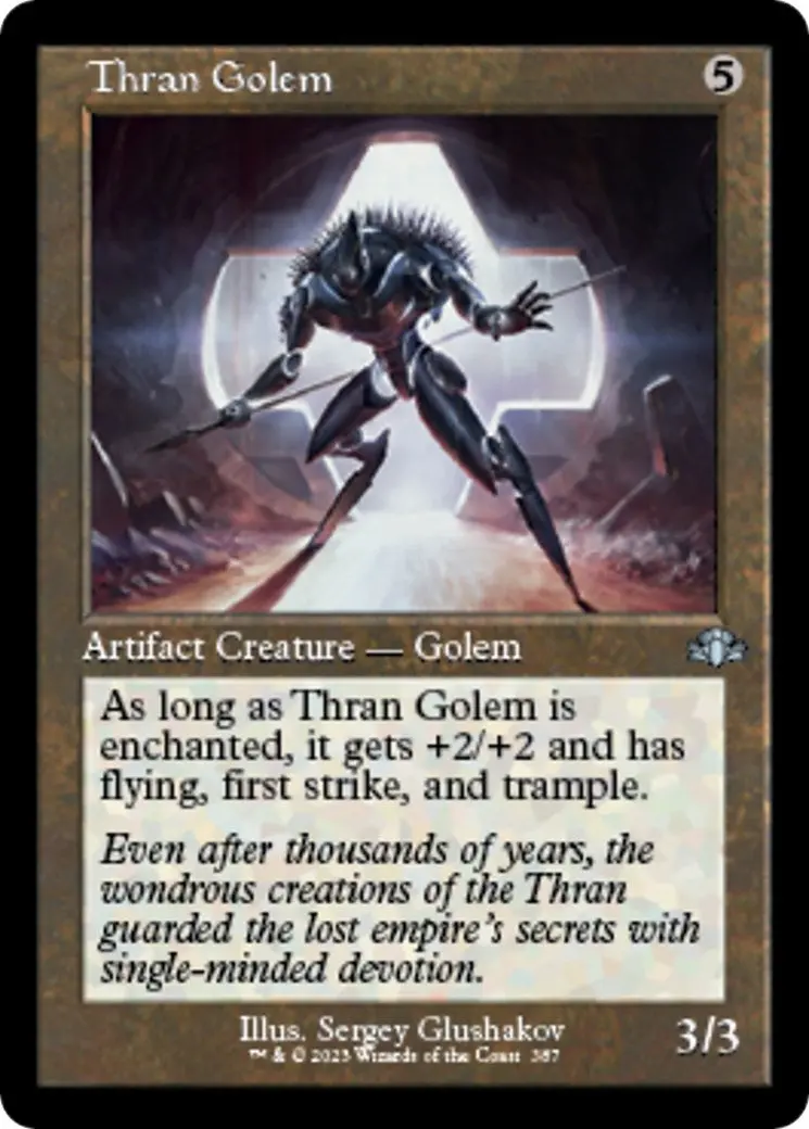 Thran Golem (Retro Frame) (387) (Dmr) 1
