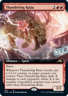 Thundering Raiju (Extended Art) (472) (Neo) 1