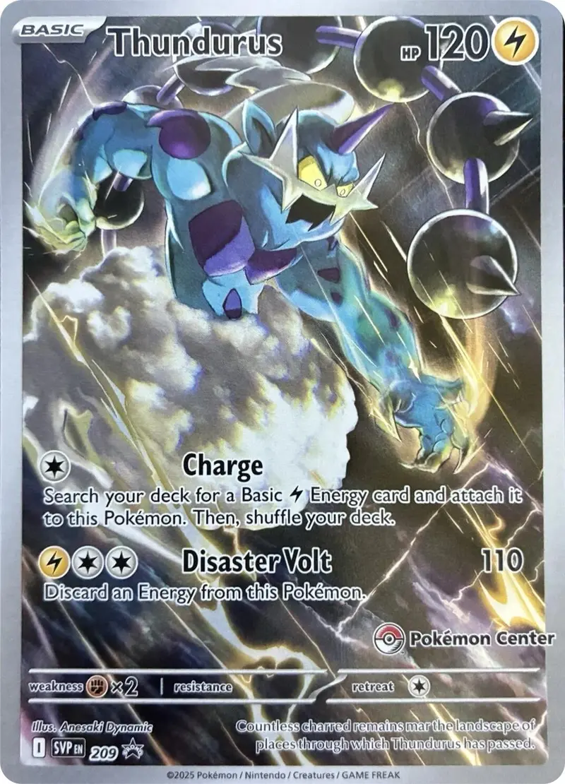 Thundurus - 209 (Pokemon Center Exclusive) (209) (Svp) 1