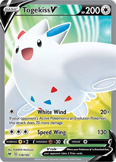 Togekiss V (Full Art) (178/185) (Swsh04) 1