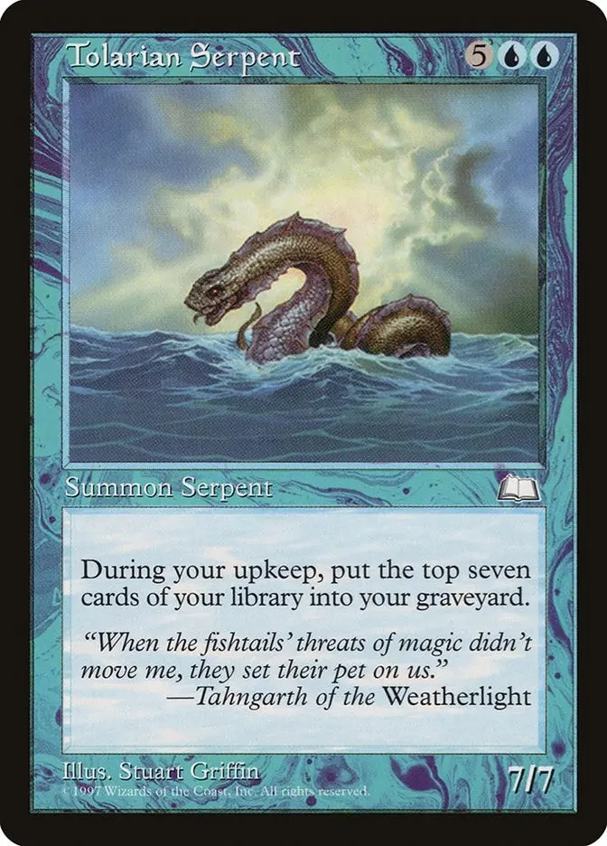 Tolarian Serpent (Wth) 1