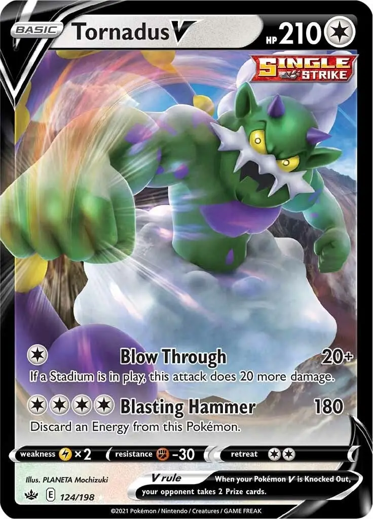 Tornadus V (124/198) (Swsh06) 1