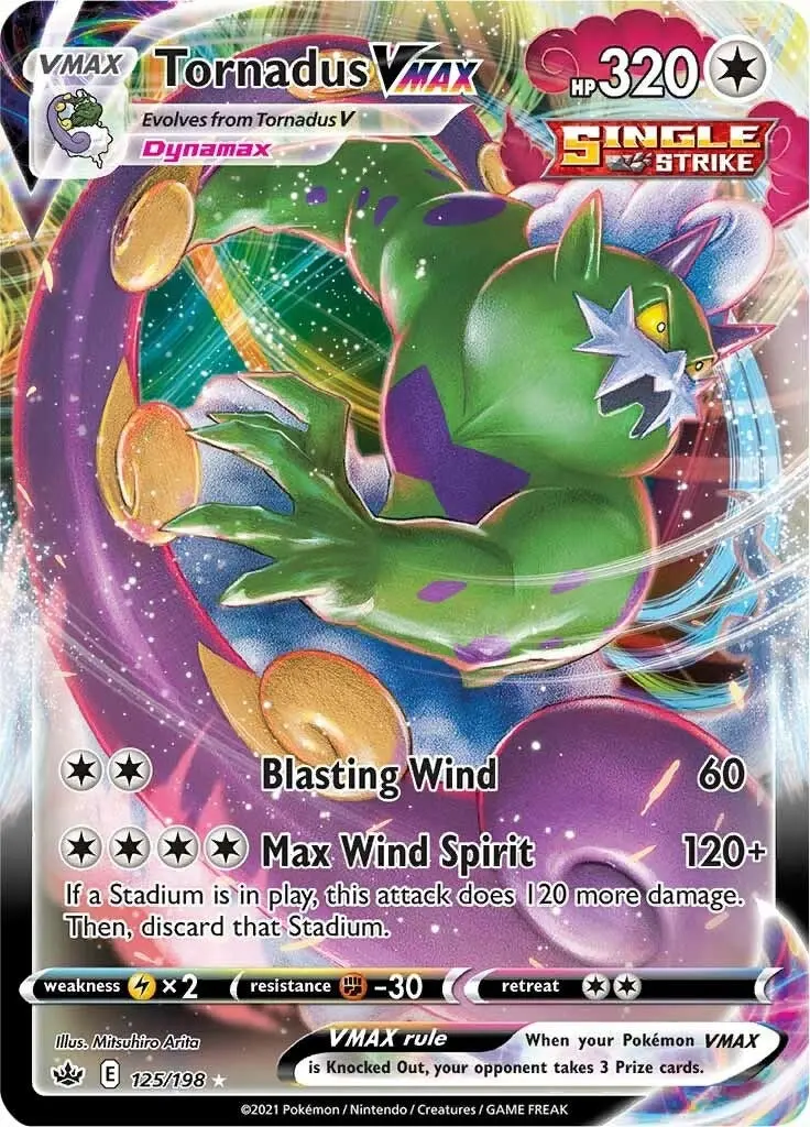 Tornadus Vmax (125/198) (Swsh06) 1
