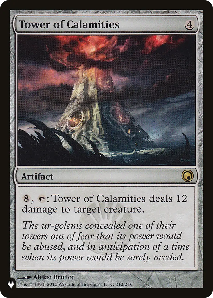 Tower Of Calamities [The List] 1