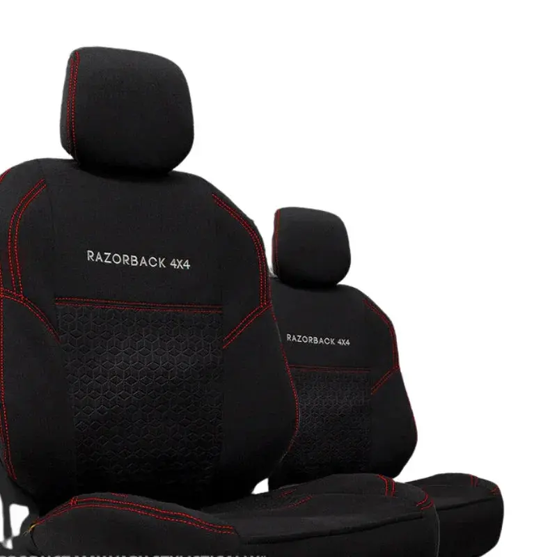 Toyota Hilux 8Th Gen Sr Premium Neoprene 2X Front Seat Covers (Made To Order) 1