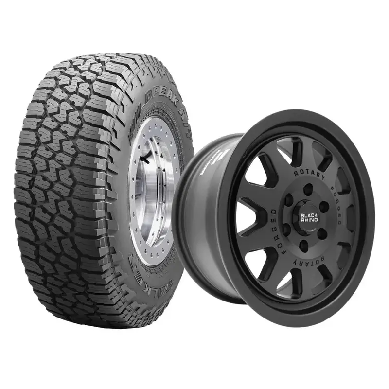 Toyota Landcruiser 300 Wheel & Tyre Package - Black Rhino Stadium & Falken Wildpeak At3w - 2021 Onwards 1