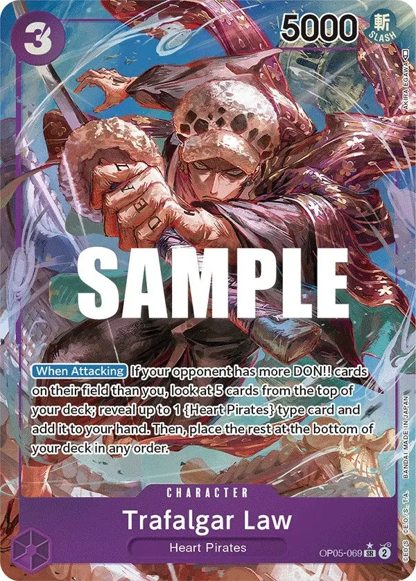 Trafalgar Law (Alternate Art) (069) (Op05-069) (Op05) 1