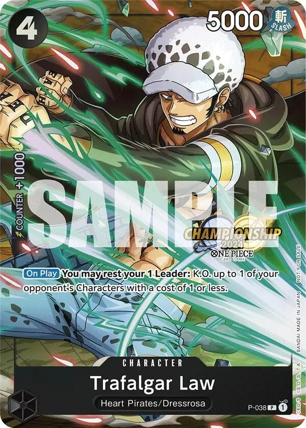 Trafalgar Law - P-038 (Cs 2024 Event Pack) (P-038) (Op-Pr) 1