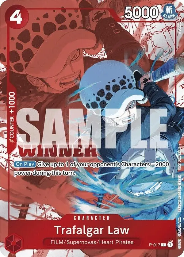 Trafalgar Law (Winner Pack Vol. 7) (P-017) (Op-Pr) 1