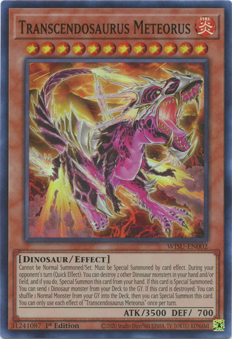 Transcendosaurus Meteorus [Wisu-En002] Super Rare 1