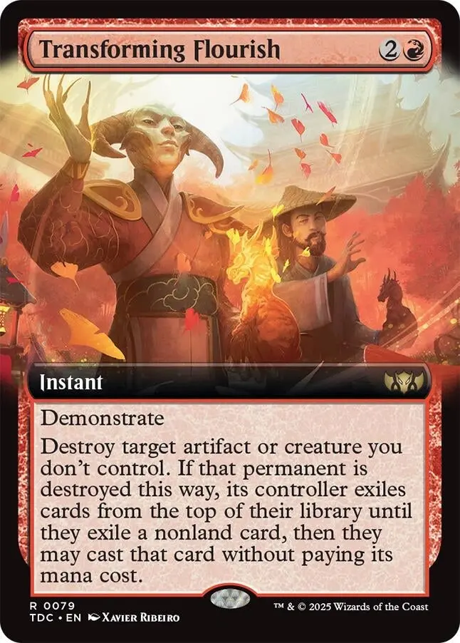Transforming Flourish (Extended Art) (79) (Tdc) 1