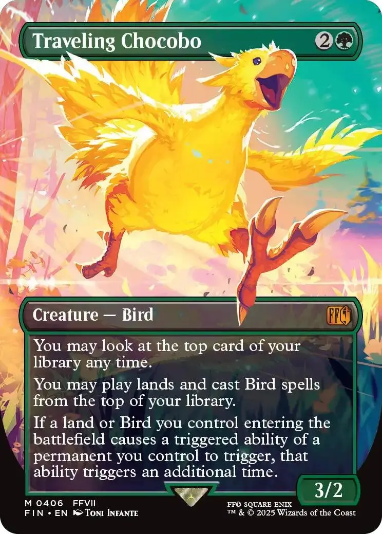 Traveling Chocobo (Borderless) (406) (Fin) 1