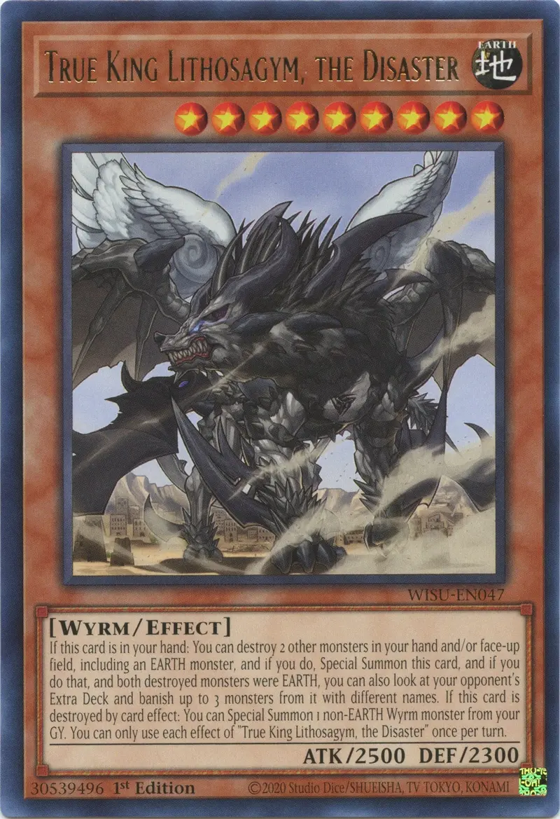True King Lithosagym, The Disaster [Wisu-En047] Rare 1