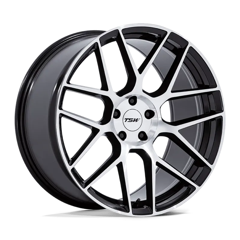 Tsw Lasarthe Wheel In Gloss Black Machined 1