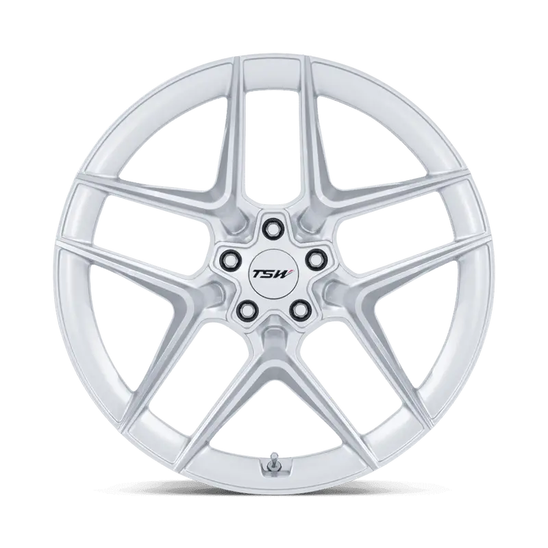 Tsw Slipstream Wheel In Gloss Silver Machined Face Finish 3
