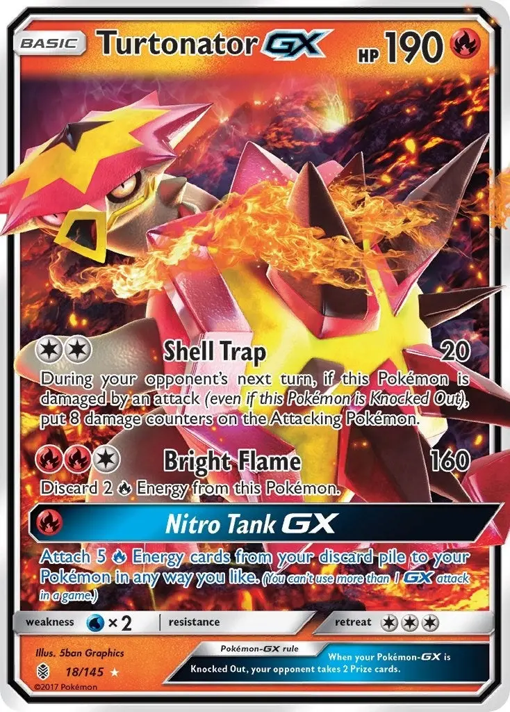 Turtonator Gx (18/145) (Sm02) 1
