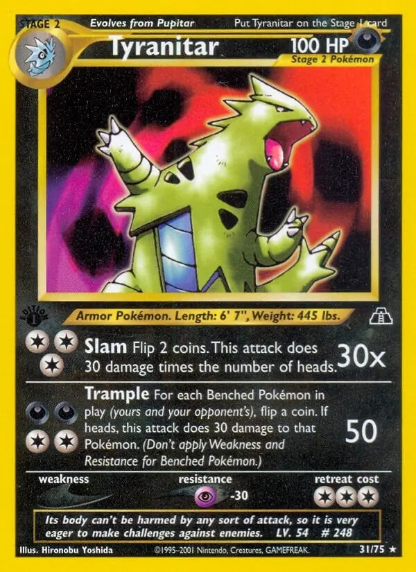 Tyranitar (31) (31/75) (N2) 1