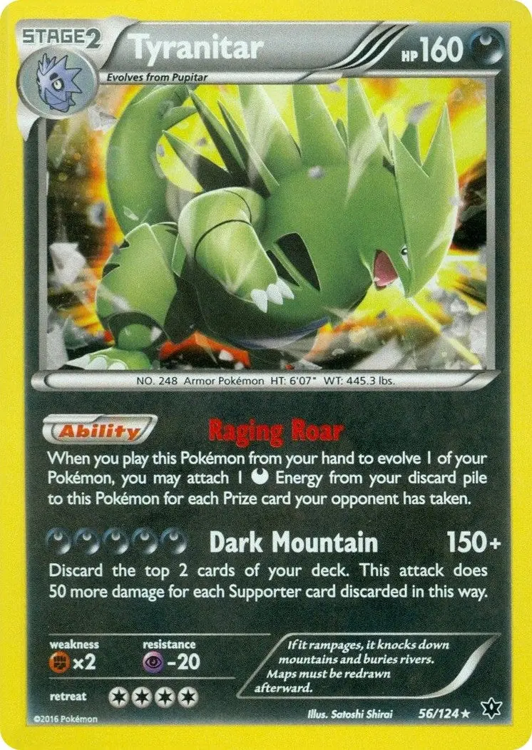 Tyranitar - 56/124 (Cosmos Holo) (056/124) (Mcap) 1