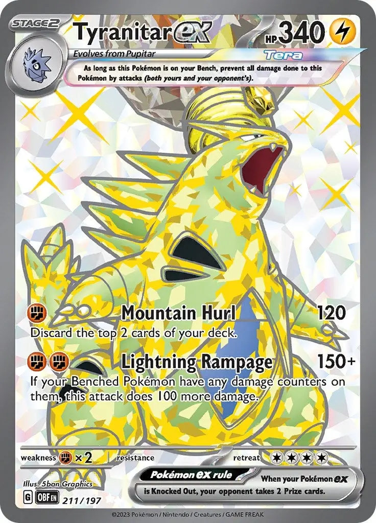 Tyranitar Ex (211/197) (Obf) 1