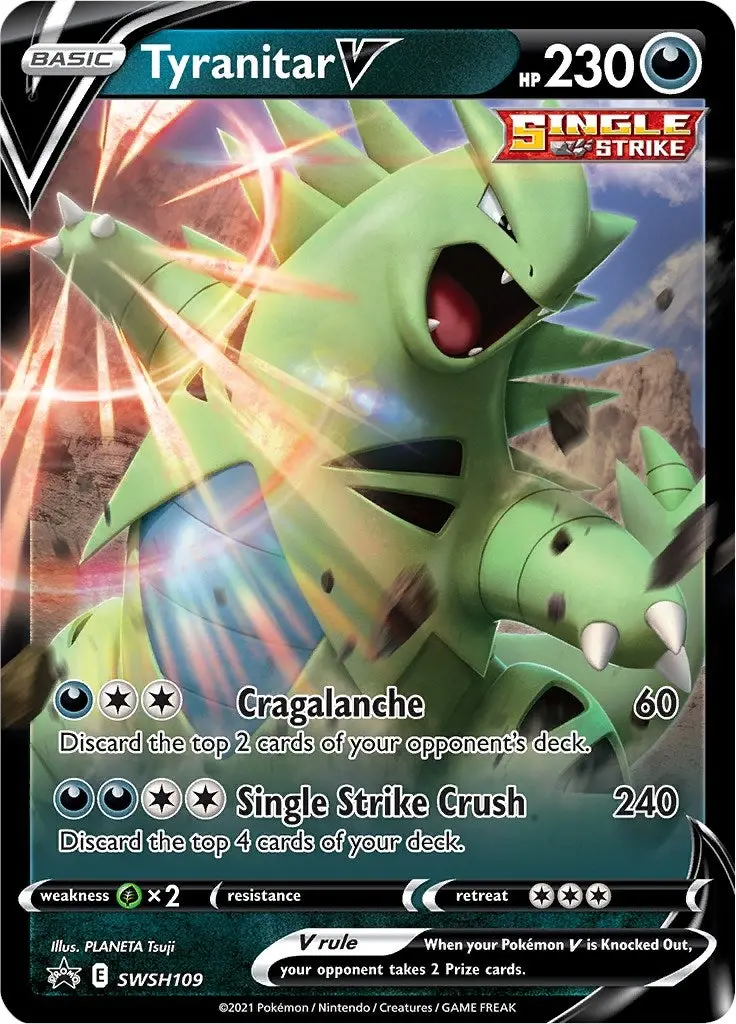 Tyranitar V - Swsh109 (Swsh109) (Swsd) 1