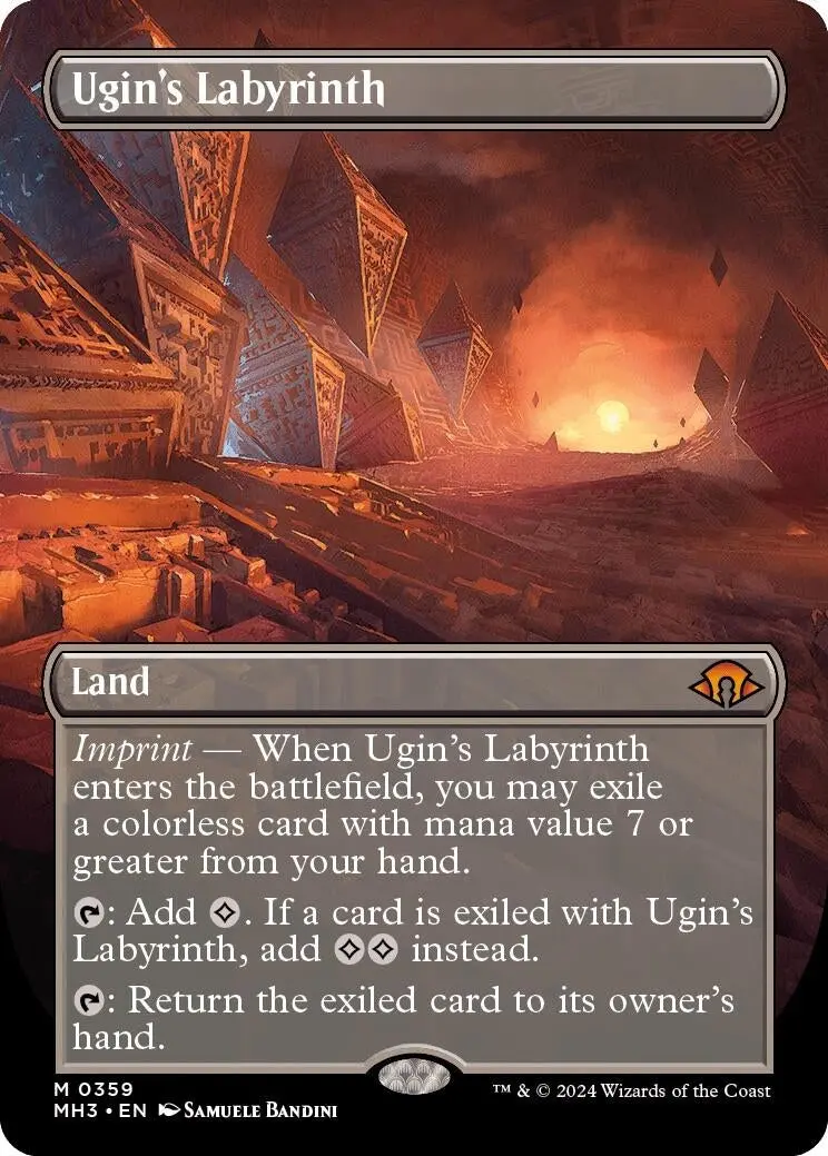 Ugin's Labyrinth (Borderless) (359) (Mh3) 1
