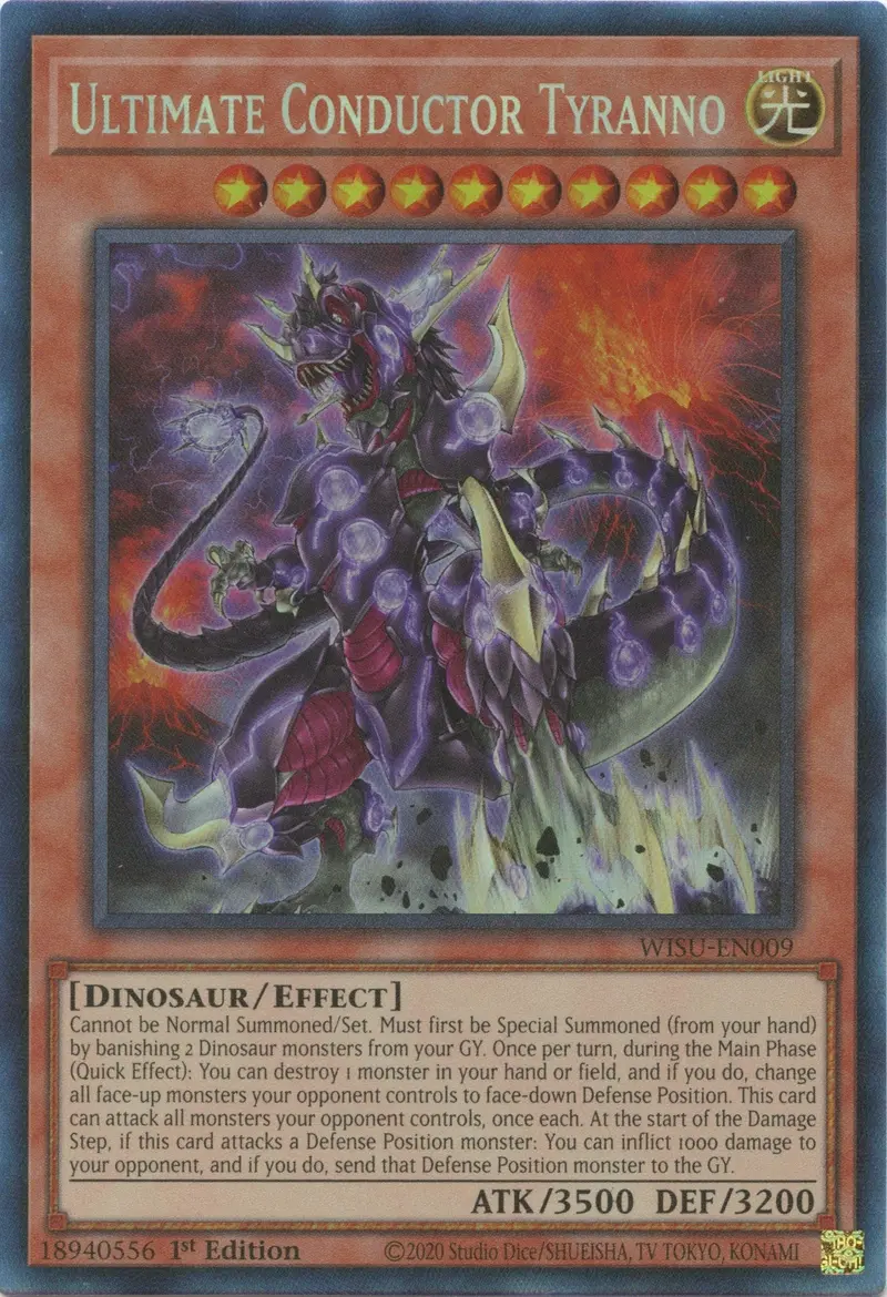 Ultimate Conductor Tyranno [Wisu-En009] Collector's Rare 1
