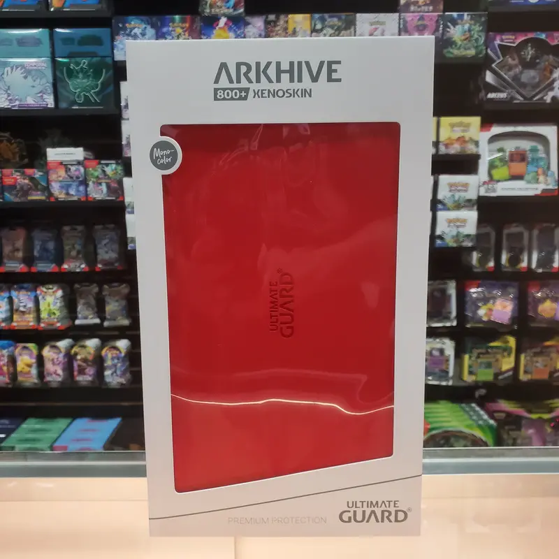 Ultimate Guard - Arkhive 800+ Xenoskin Deck Case Mono-Color Red 1