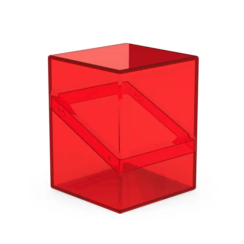 Ultimate Guard - Boulder Deck Case 100+ (Clear Ruby) 1
