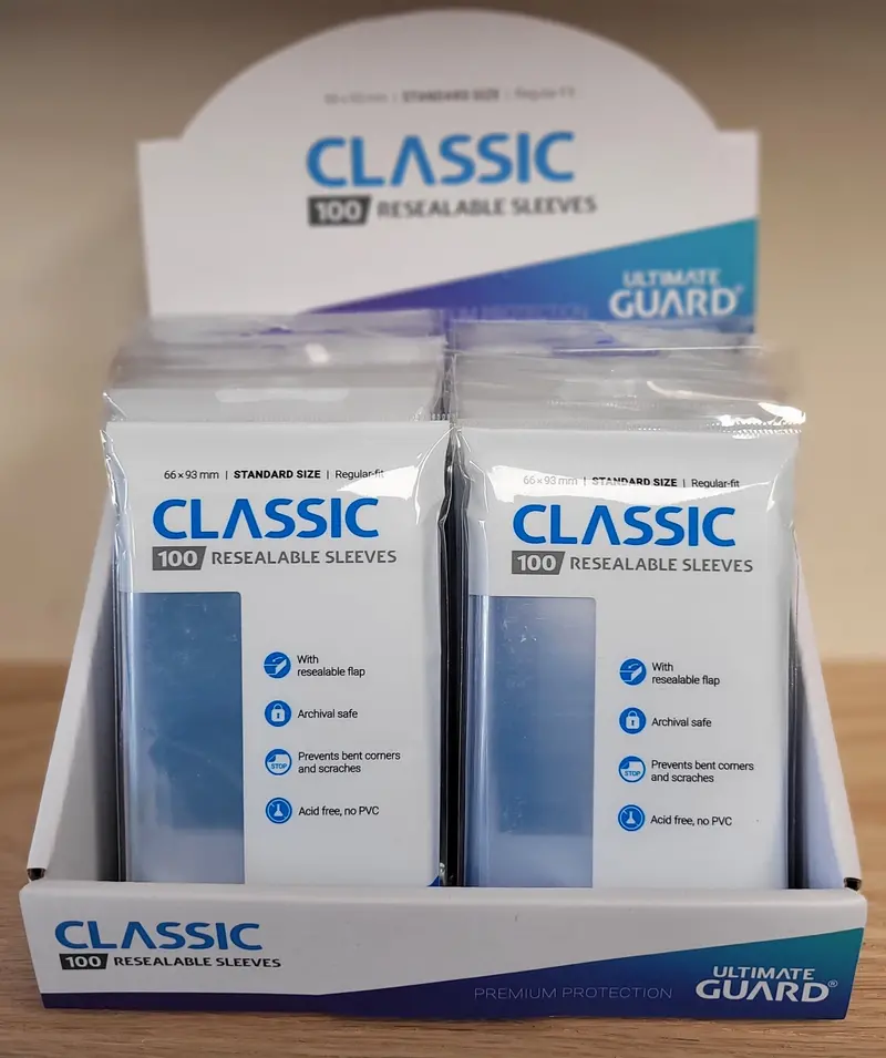 Ultimate Guard - Classic Resealable Sleeves - Standard Size 1