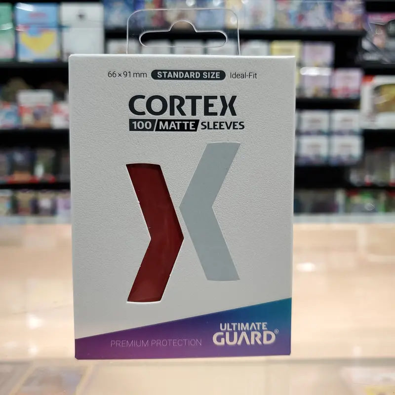 Ultimate Guard - Cortex Sleeves - Matte Red 100 Ct 1