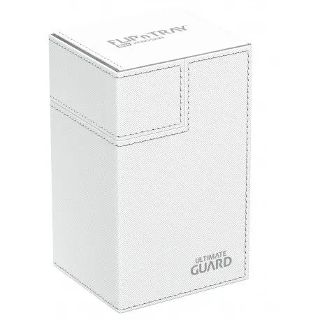 Ultimate Guard - Flip'n'tray 80+ Xenoskin Deck Case - White 1