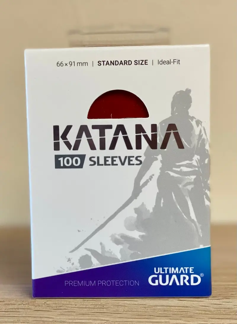 Ultimate Guard - Katana Sleeves - Red 100 Ct 1