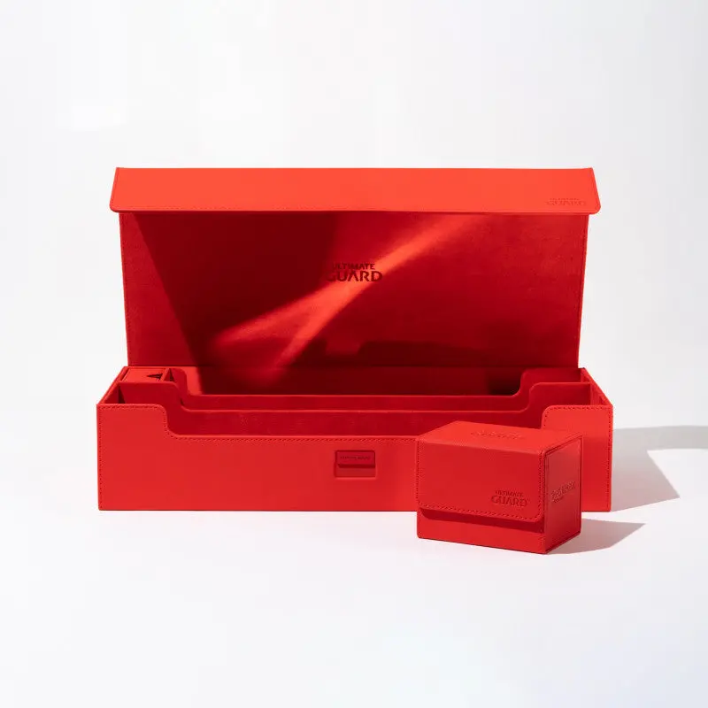 Ultimate Guard - Superhive 550+ Xenoskin Deck Case - Monocolor Red 1