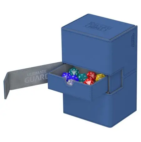 Ultimate Guard - Twin Flip'n'tray 160+ Xenoskin Deck Case - Blue 1