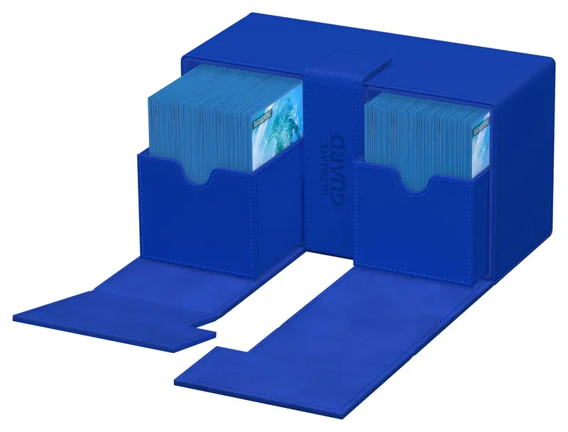 Ultimate Guard - Twin Flip'n'tray 200+ Xenoskin Deck Case - Blue 1