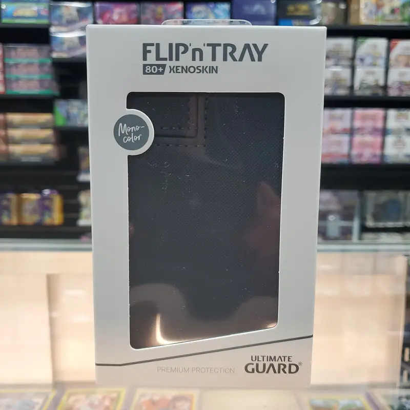 Ultimate Guard - Twin Flip'n'tray 80+ Xenoskin Deck Case - Monocolor Grey 1