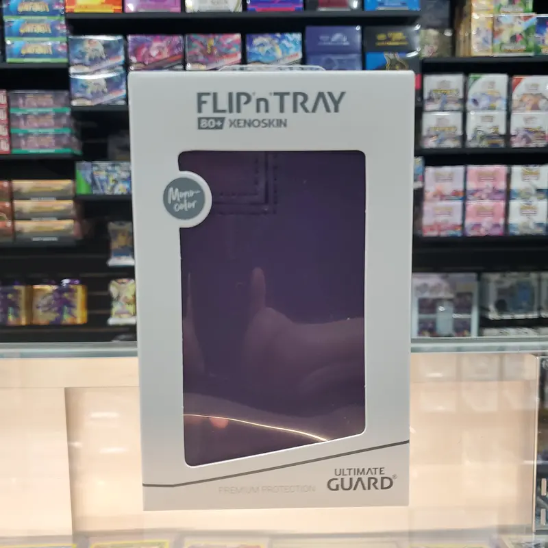 Ultimate Guard - Twin Flip'n'tray 80+ Xenoskin Deck Case - Monocolor Purple 1