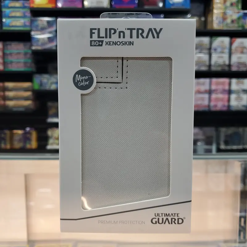 Ultimate Guard - Twin Flip'n'tray 80+ Xenoskin Deck Case - Monocolor White 1