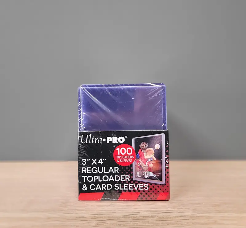 Ultra-Pro: 3"X4" Regular Toploader And Card Sleeves 100 Ct 1