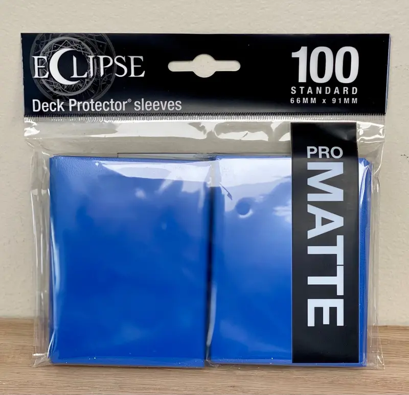 Ultra-Pro Eclipse: Deck Protector Sleeves - Blue Matte 1