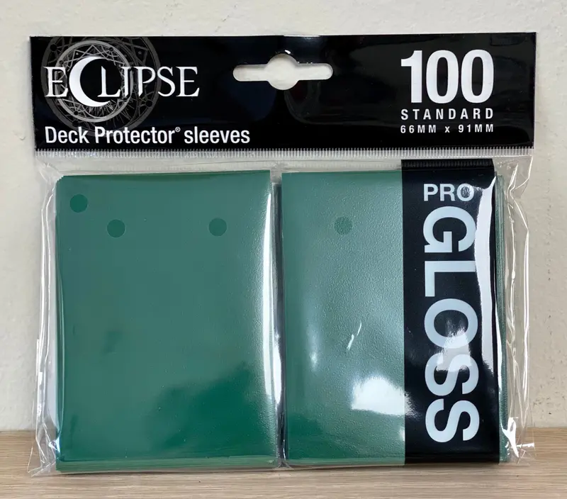 Ultra-Pro Eclipse: Deck Protector Sleeves- Forest Green Gloss 1