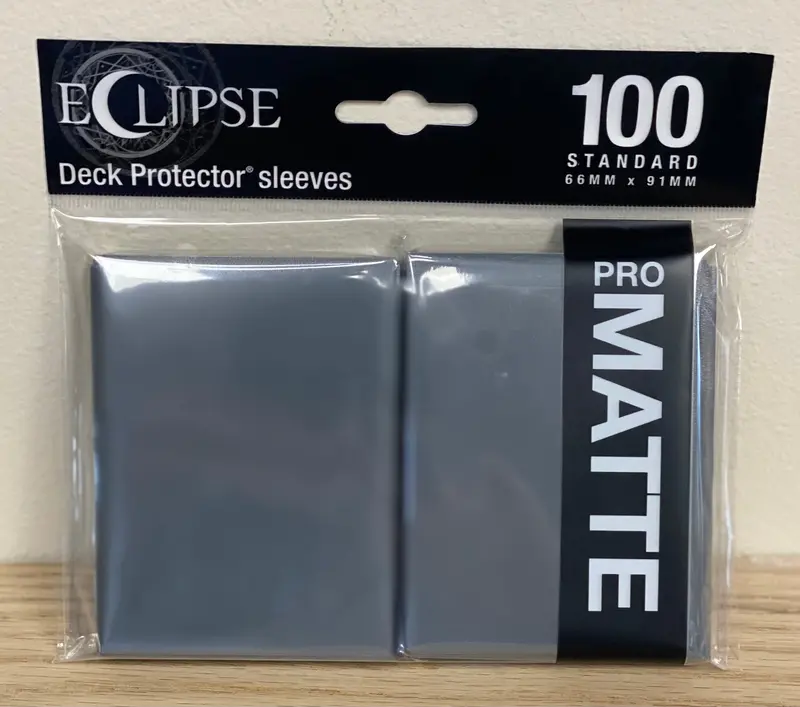 Ultra-Pro Eclipse: Deck Protector Sleeves - Grey Matte 1