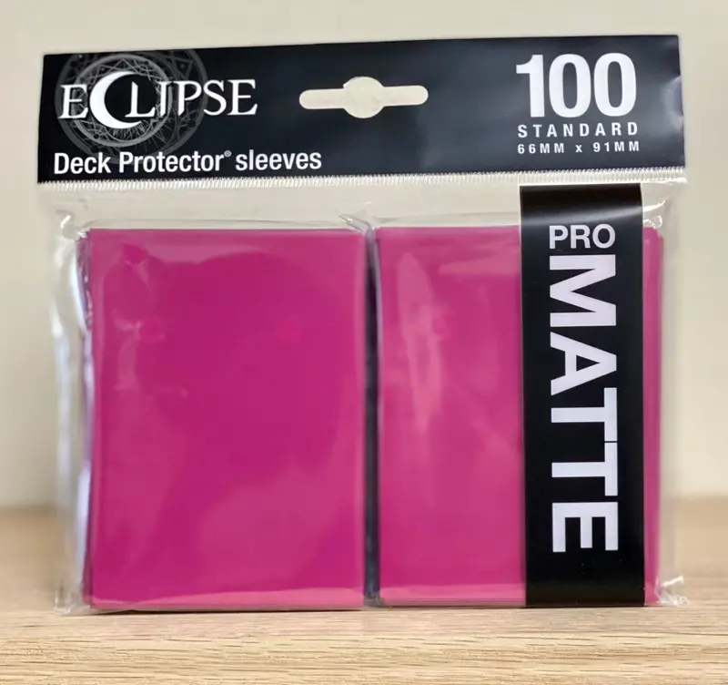 Ultra-Pro Eclipse: Deck Protector Sleeves - Hot Pink Matte 1