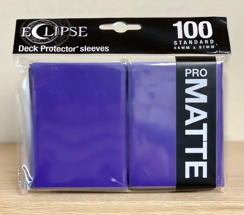 Ultra-Pro Eclipse: Deck Protector Sleeves - Royal Purple Matte 1